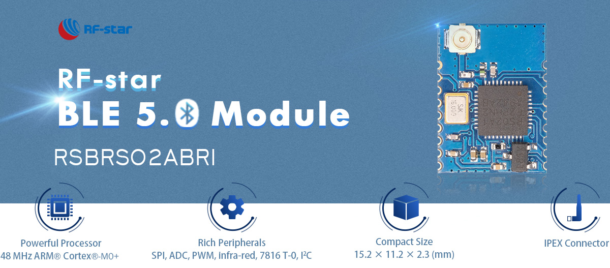 RS02A1-B Chip BLE5.0 Module RSBRS02ABRI