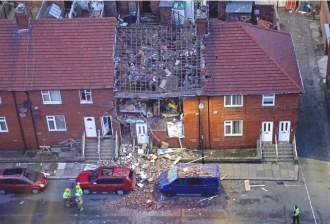 Sunderland explosion: Two injured in gas blast at the house