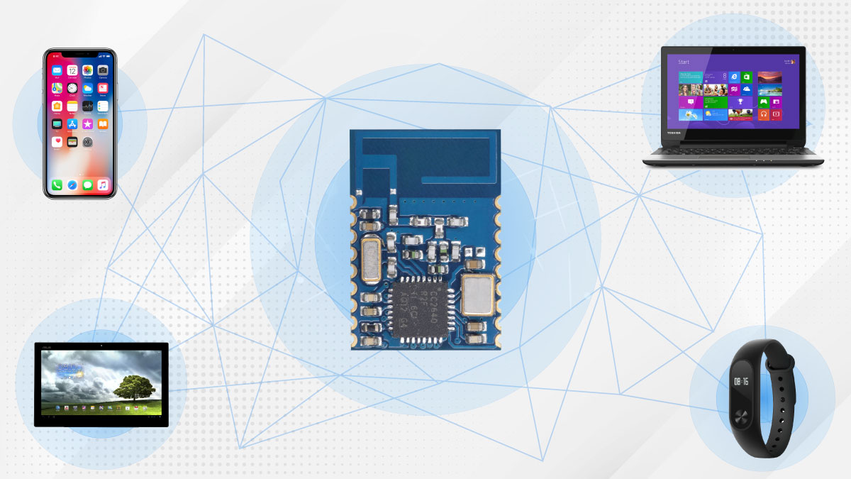 Bluetooth devices use radio waves to connect mobile phones, computers and other peripherals