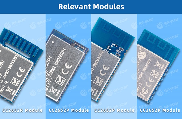 RF-DG-52PAS CC2652P USB Dongle releated modules