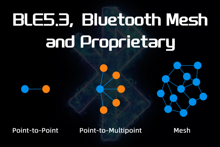 RF-BM-BG24B1/B2 support BLE5.3 bluetooth mesh and propritary