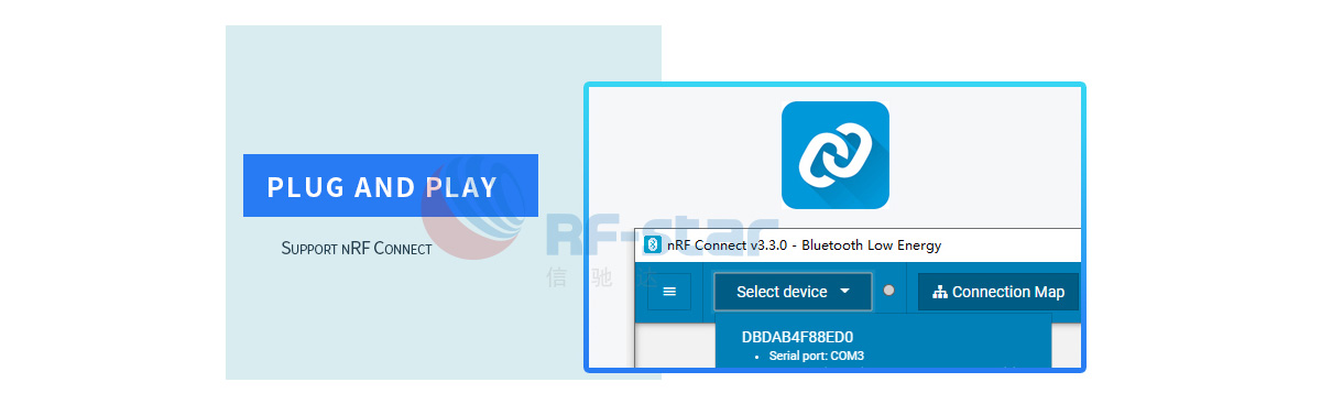 Better Support to nRF Connect Software with Plug-and-play Feature