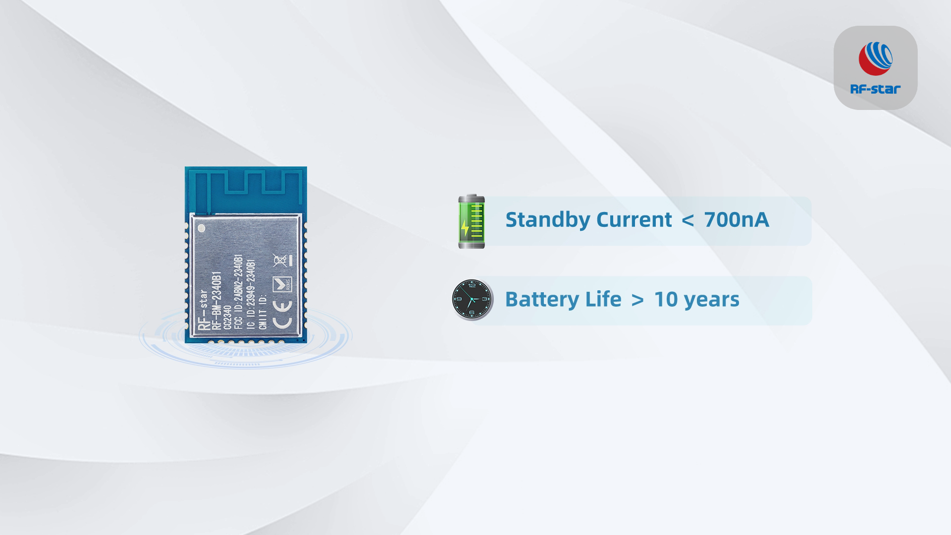 Features of RF-BM-2340B1 BLE module