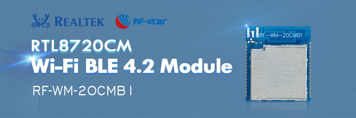 RTL8720CM Wi-Fi BLE 4.2 Module RF-WM-20CMB1