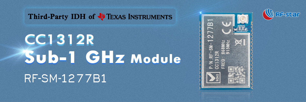 CC1312R Sub-1 GHz Module RF-SM-1277B1