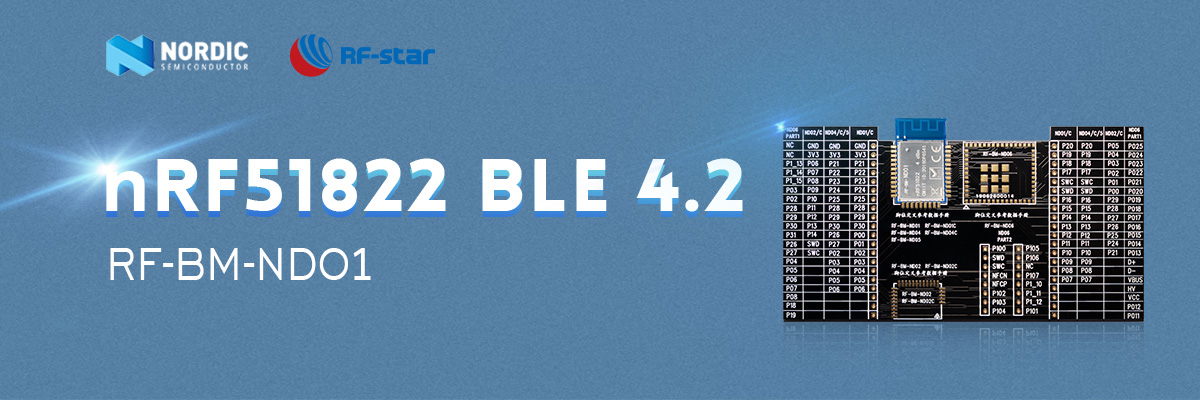 BLE4.2 Module with Nordic nRF51822 Chip RF-BM-ND01