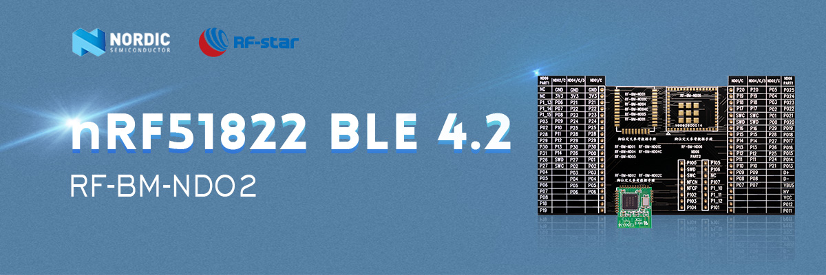 BLE4.2 nRF51822 Module RF-BM-ND02