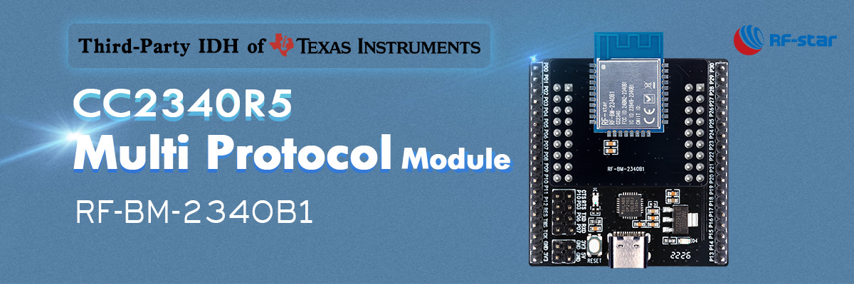 CC2340R5 Multi-Protocol module RF-BM2340B1