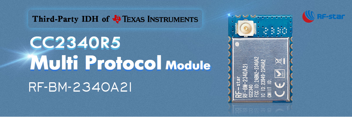Features of TI CC2340R5 Multi-protocol Module RF-BM-2340A2I