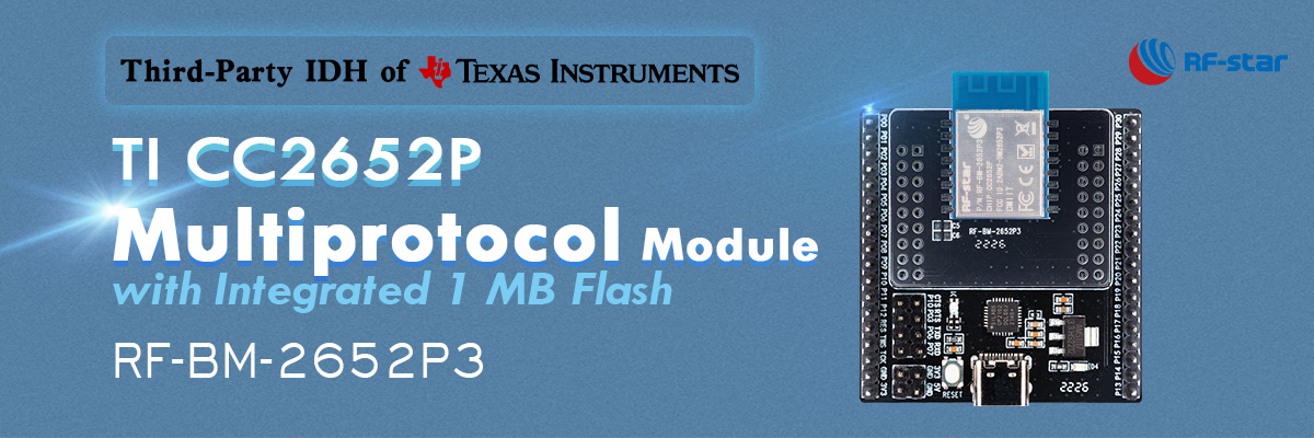 TI CC2652P Multiprotocol Module with Integrated 1 MB Flash RF-BM-2652P3