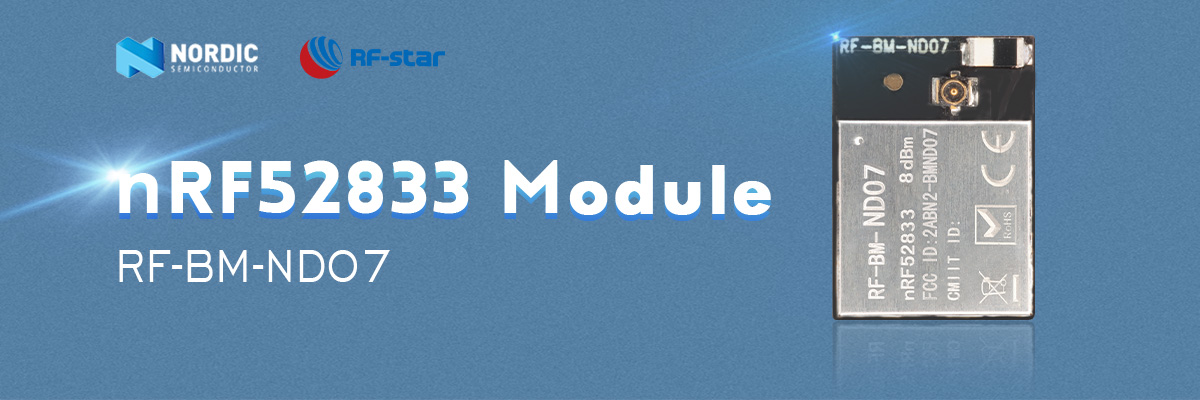 Multi-Protocol Nordic nRF52833 Module RF-BM-ND07