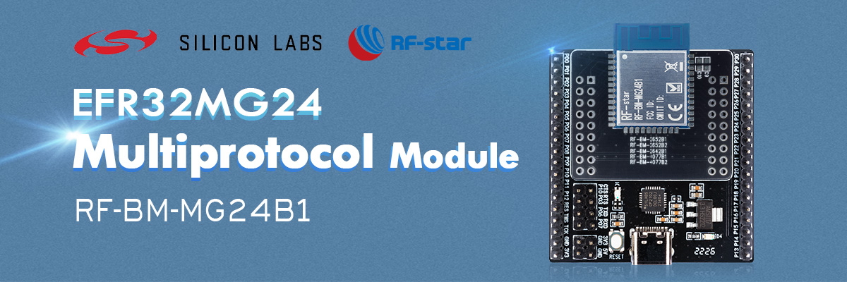 EFR32MG24 Multiprotocol Module RF-BM-MG24B1