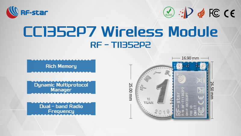 RF star CC1352P7 Multiprotocol Module Stands Ready