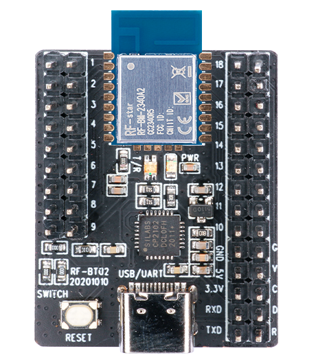 RF-BM-2340A2 module and RF-BT02 development board