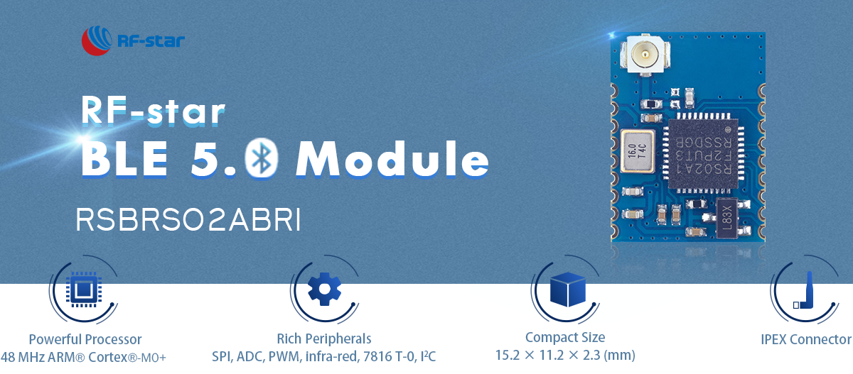 RS02A1-B Chip BLE5.0 Module RSBRS02ABRI