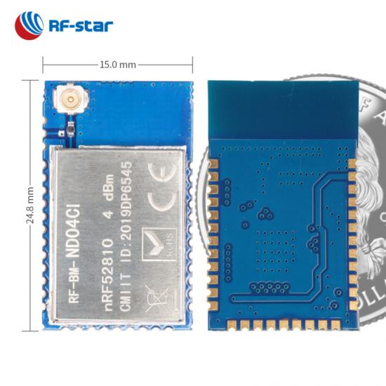 Bluetooth 5.0 Low Energy Module with Nordic nRF52810 RF-BM-ND04CI