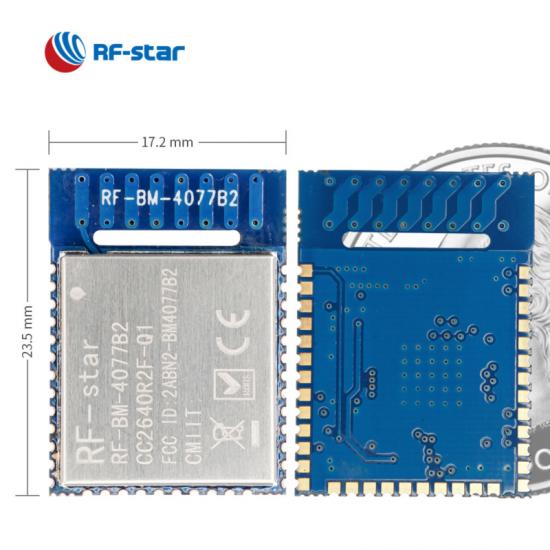 BLE5.0 CC2640R2F Q1 Module RF-BM-4077B2 for Automotive Applications