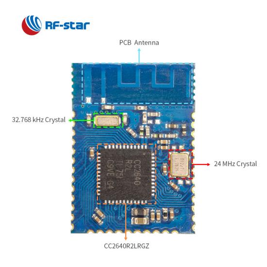 Cheap BLE5.0 CC2640R2L Module RF-BM-4077B1L