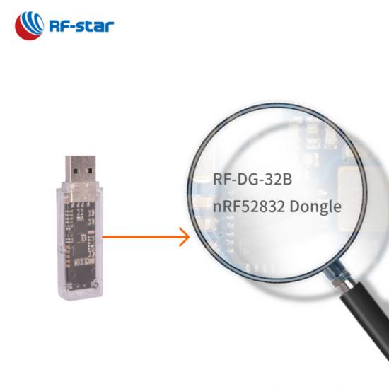 nRF52832 USB Bluetooth Dongle Sniffer RF-DG-32B