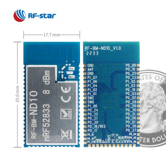 nRF52833 Multi-Protocol Module RF-BM-ND10