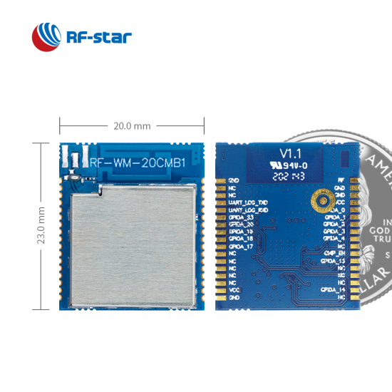 RTL8720CM Wi-Fi Bluetooth Combo Module