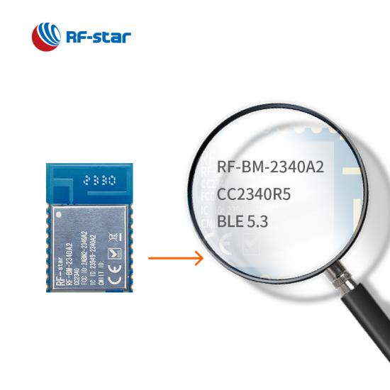 BLE5.0 TI CC2340R5 Module Named RF-BM-2340A2