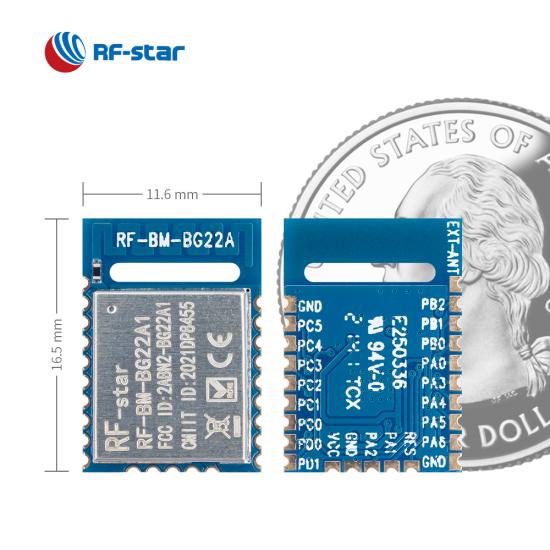 EFR32BG22 Low Power Bluetooth Master Slave Module RF-BM-BG22A1