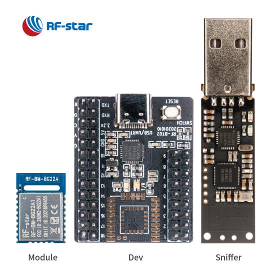 EFR32BG22 Low Power Bluetooth Master Slave Module RF-BM-BG22A1