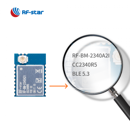 BLE CC2340R5 ZigBee module RF-BM-2340A2I with IPEX connector