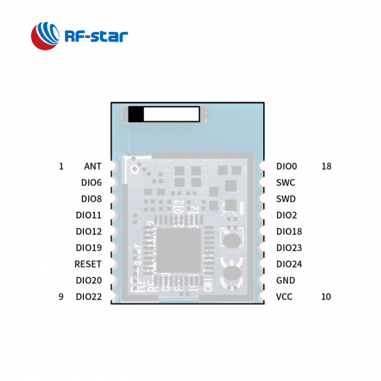 Bluetooth CC2340R5 RF Transmitter Receiver Module RF-BM-2340T2