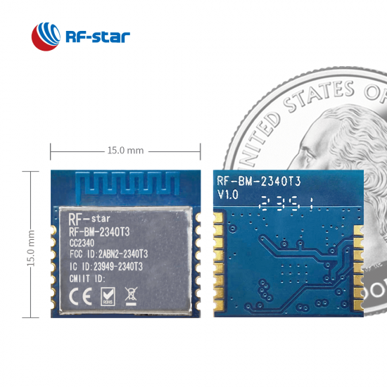 Bluetooth CC2340 RF Transceiver Module RF-BM-2340T3