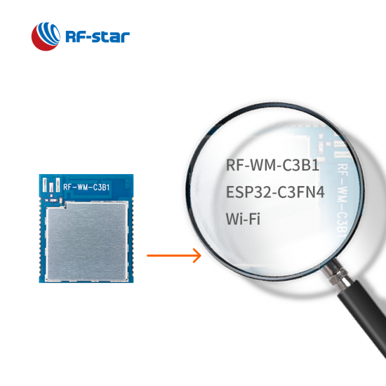 Low-Power ESP32-C3 2.4 GHz WiFi & Bluetooth 5.0 Module RF-WM-C3B1