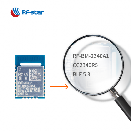 BLE5.0 TI CC2340R5 Module Named RF-BM-2340A1