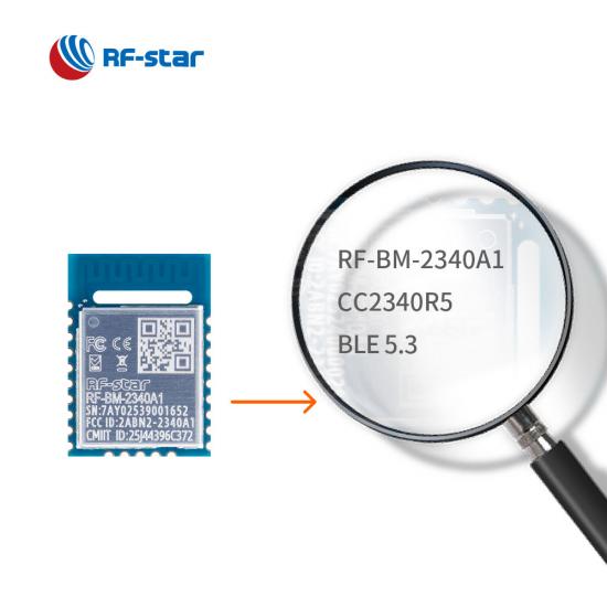 BLE5.0 TI CC2340R5 Module Named RF-BM-2340A1