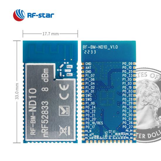 nRF52833 Multi-Protocol Module RF-BM-ND10