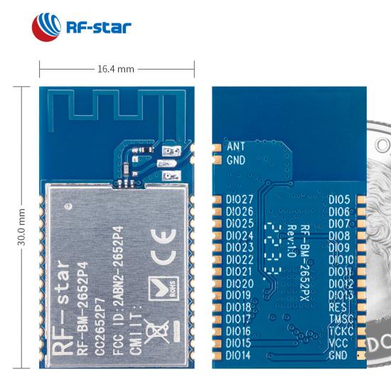 CC2652P7 Power Amplifier Module RF-BM-2652P4 Supporting Multi-protocol