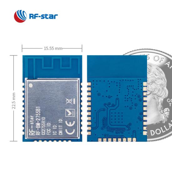 RF-BM-2755B1 BLE6.0 ZigBee Module Based on TI CC2755R10