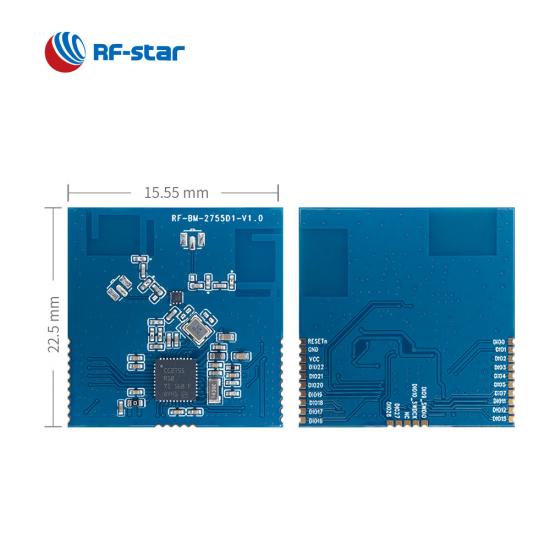 RF-BM-2755D1 BLE6.0 ZigBee Module Based on TI CC2755R10