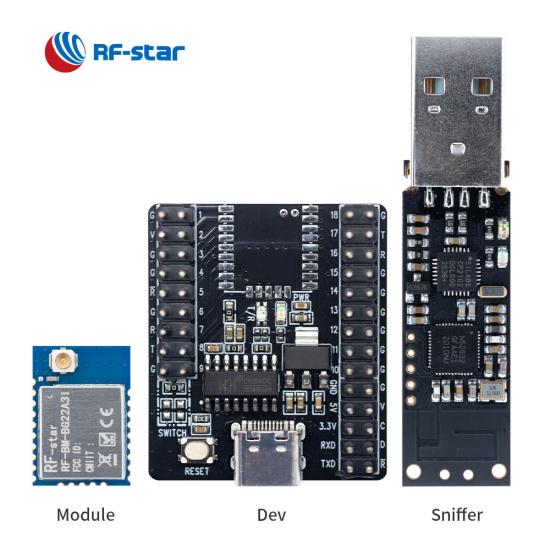 BLE5.2 SiliconLabs EFR32BG22 Module RF-BM-BG22A3I