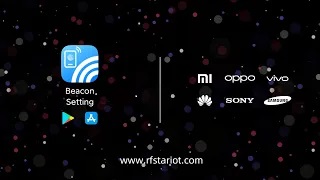 How to Use Beacon? RFstar ultra-low Beacon Configuration iBeacon Eddystone via Beacon Setting APP