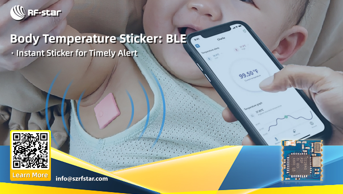 Smart Body Temperature Sticker