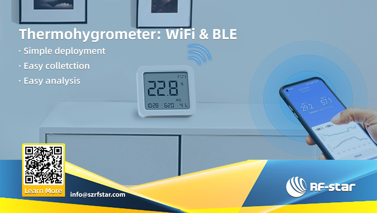WiFi&BLE Themophgrometer
