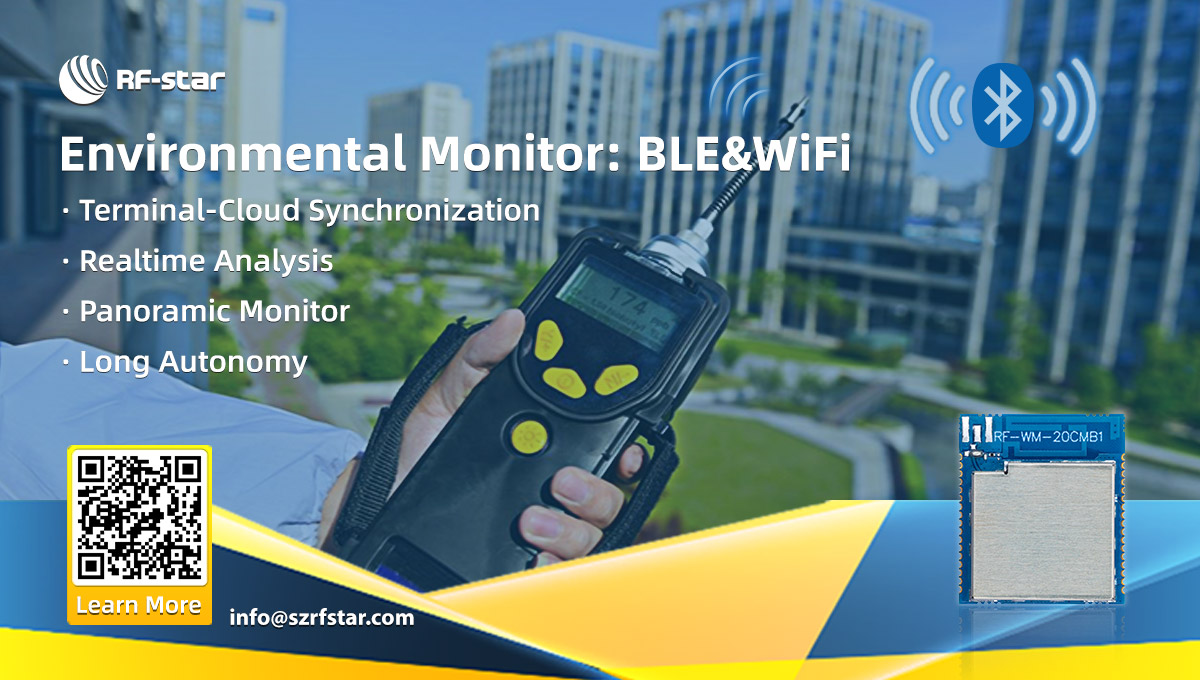 BLE & Wi-Fi Environmental Monitor 