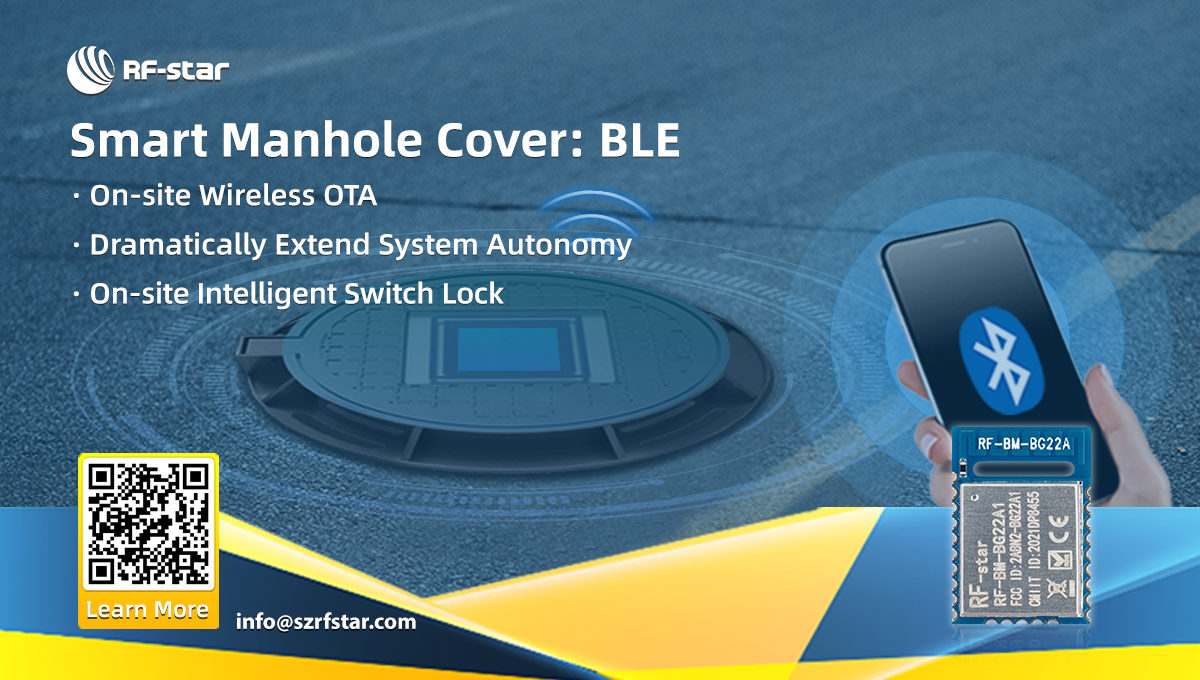 BLE Smart Manhole Cover